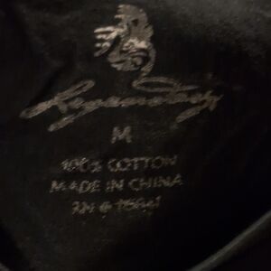 Black Legendary White Tails Cotton Shirt